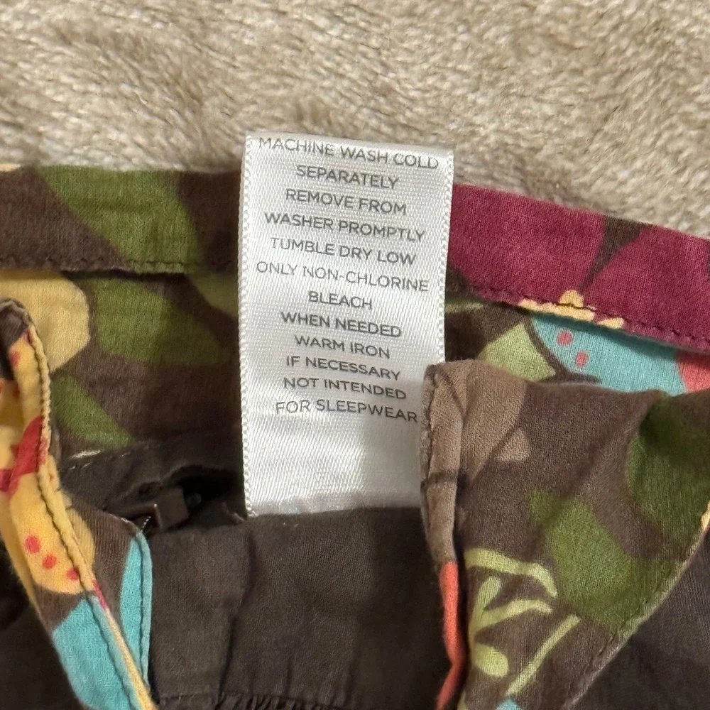 Gymboree Girls Brown Floral Halter Sun Dress Cotton Size 5